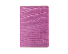 Passport Wallet - Alligator - Orchid/Latte