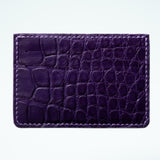 Alligator Cardholder - Nightshade/Wisteria