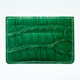 Alligator Cardholder - Emerald/Spearmint