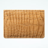 Alligator Cardholder - Dune/Taupe