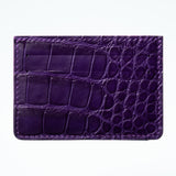 Alligator Cardholder - Nightshade/Violet