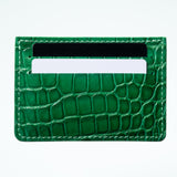 Alligator Cardholder - Emerald/Spearmint