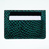 Salmon Cardholder - Turquoise/Black