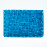 Alligator Cardholder - Capri/Sky