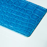 Alligator Cardholder - Capri/Sky