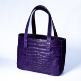 Alligator Signature Tote Bag - Nightshade
