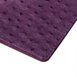 Passport Wallet - Ostrich - Plum/Magenta