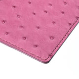 Passport Wallet - Ostrich - Ruby Dusk/Rouge