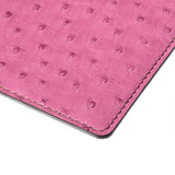 Passport Wallet - Ostrich - Ruby Dusk/Rose Gold