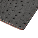 Passport Wallet - Ostrich - Anthracite/Copper