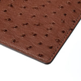 Passport Wallet - Ostrich - Syrup/Chocolate