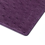 Passport Wallet - Ostrich - Plum/Ultra Violet