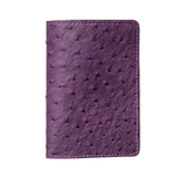 Passport Wallet - Ostrich - Plum/Magenta