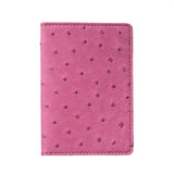 Passport Wallet - Ostrich - Ruby Dusk/Rouge