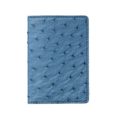 Passport Wallet - Ostrich - Steel/Aegean