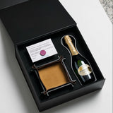 Valet Tray gift box - Black suede lining