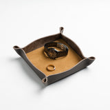 Valet Tray gift box - Brown suede lining