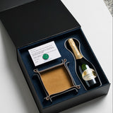 Valet Tray gift box - Navy suede lining